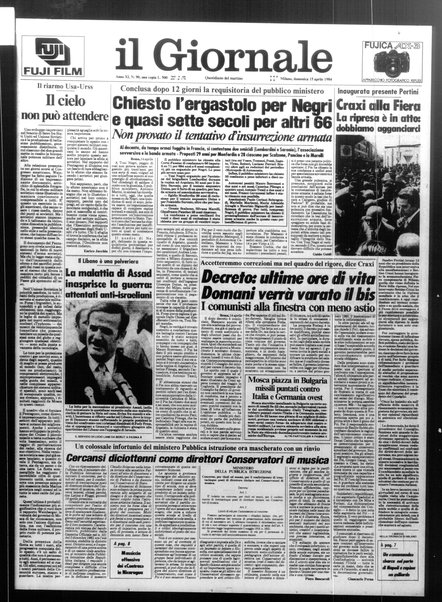 Il giornale : quotidiano del mattino